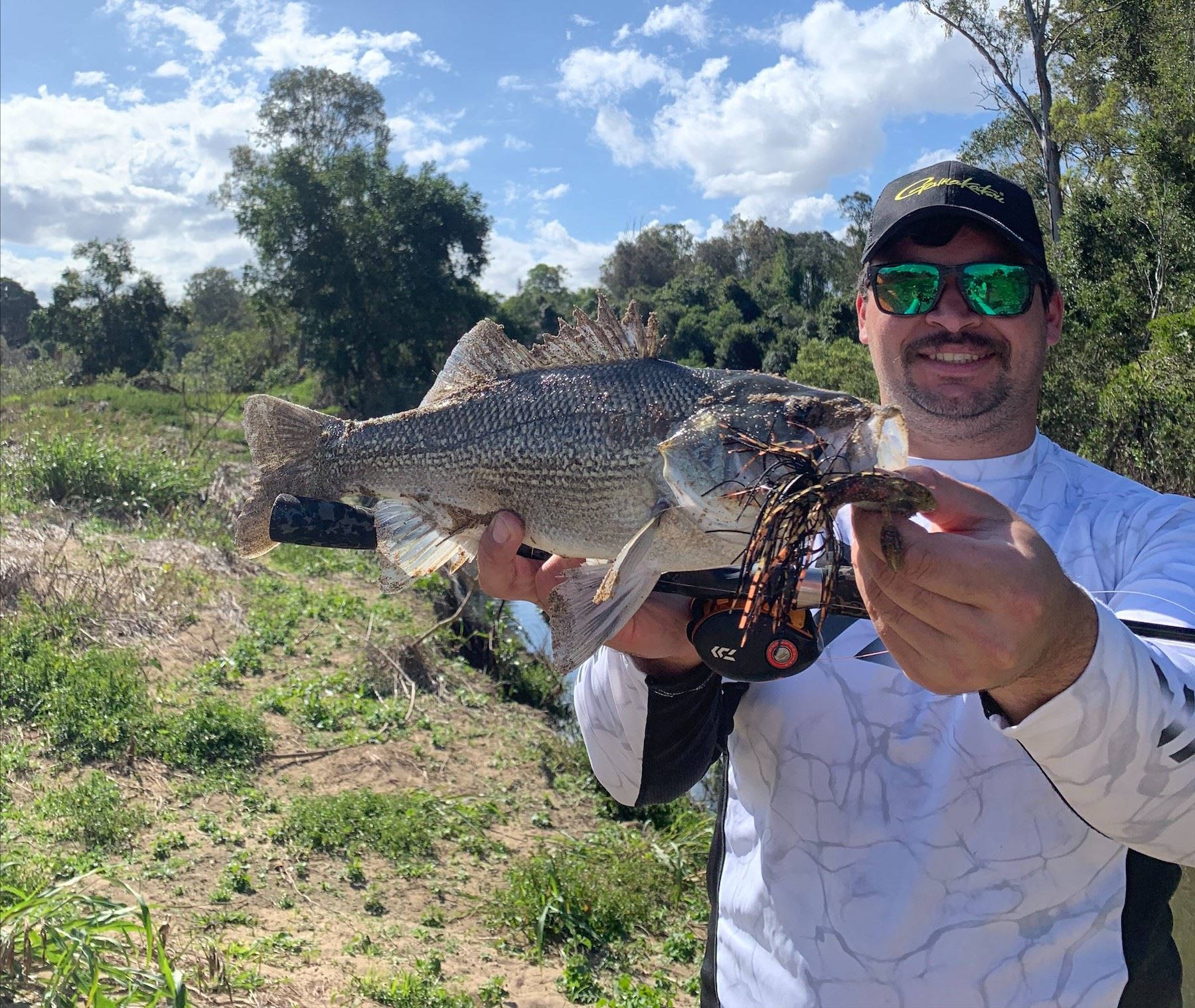 Ole bassy loves these funny looking lures!